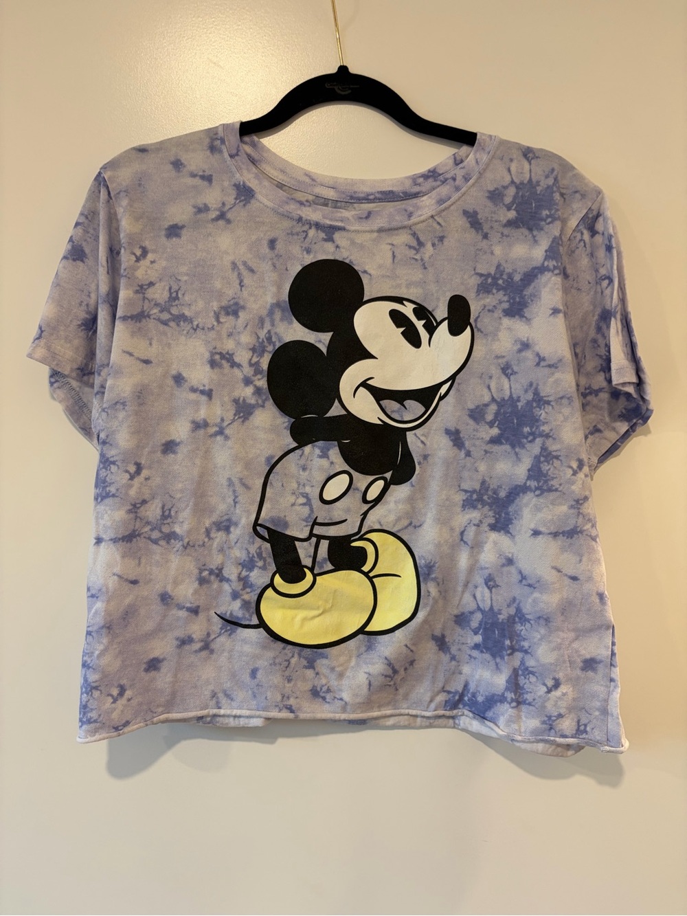 Mickey Mouse Tie-Dye Short Sleeve Tee - Light Purple